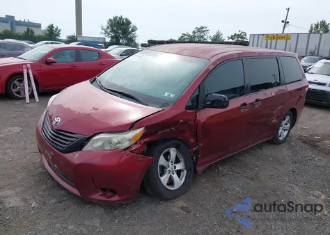 2012 Toyota Sienna Base V6 7 Passenger from USA, damaged, VIN 5TDZK3DCTC5197463